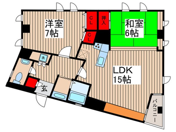 グラツィオ幕張本郷の物件間取画像